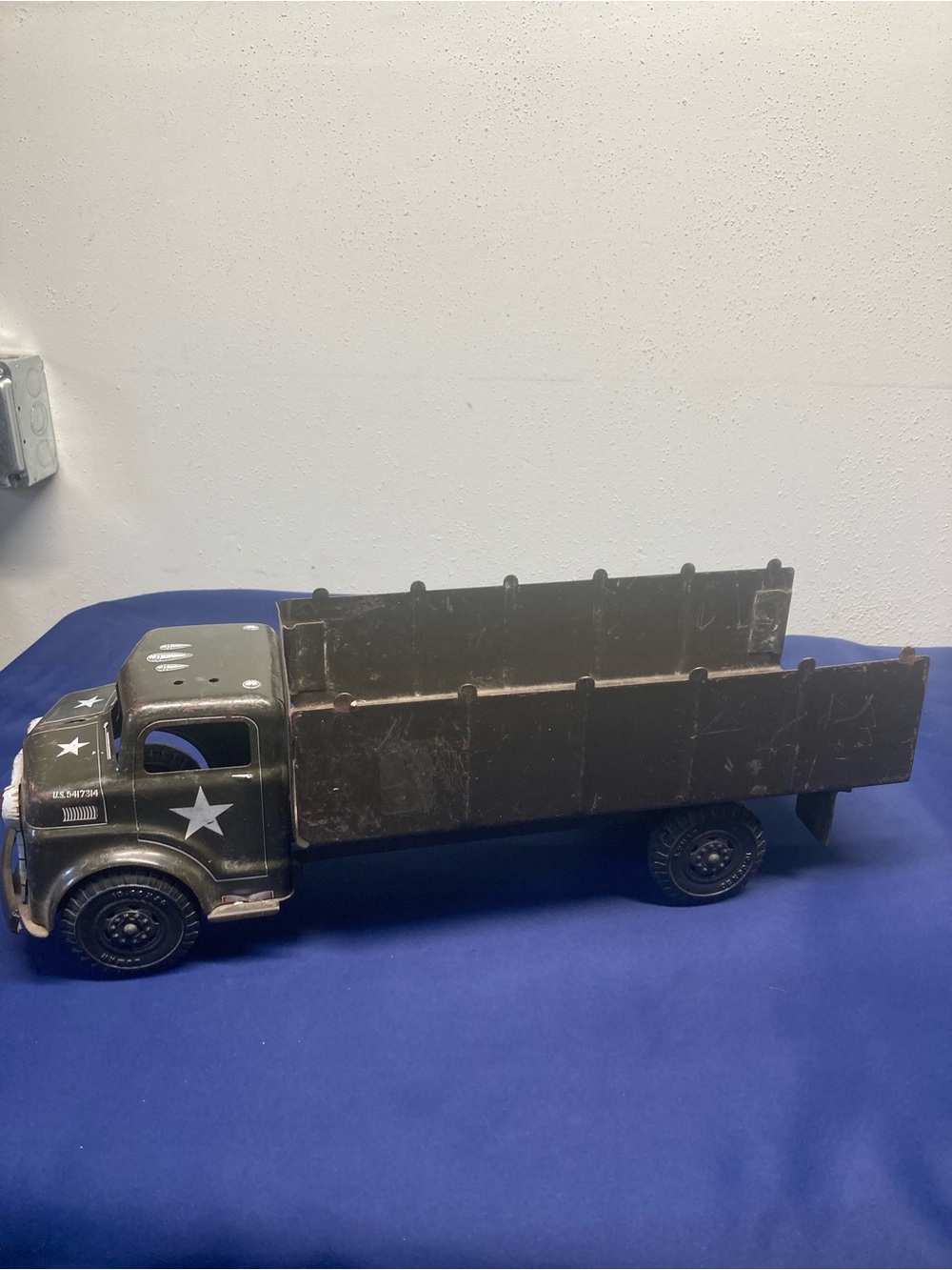 1950s Marx Pressed Steel U.S. Army Transport Truck